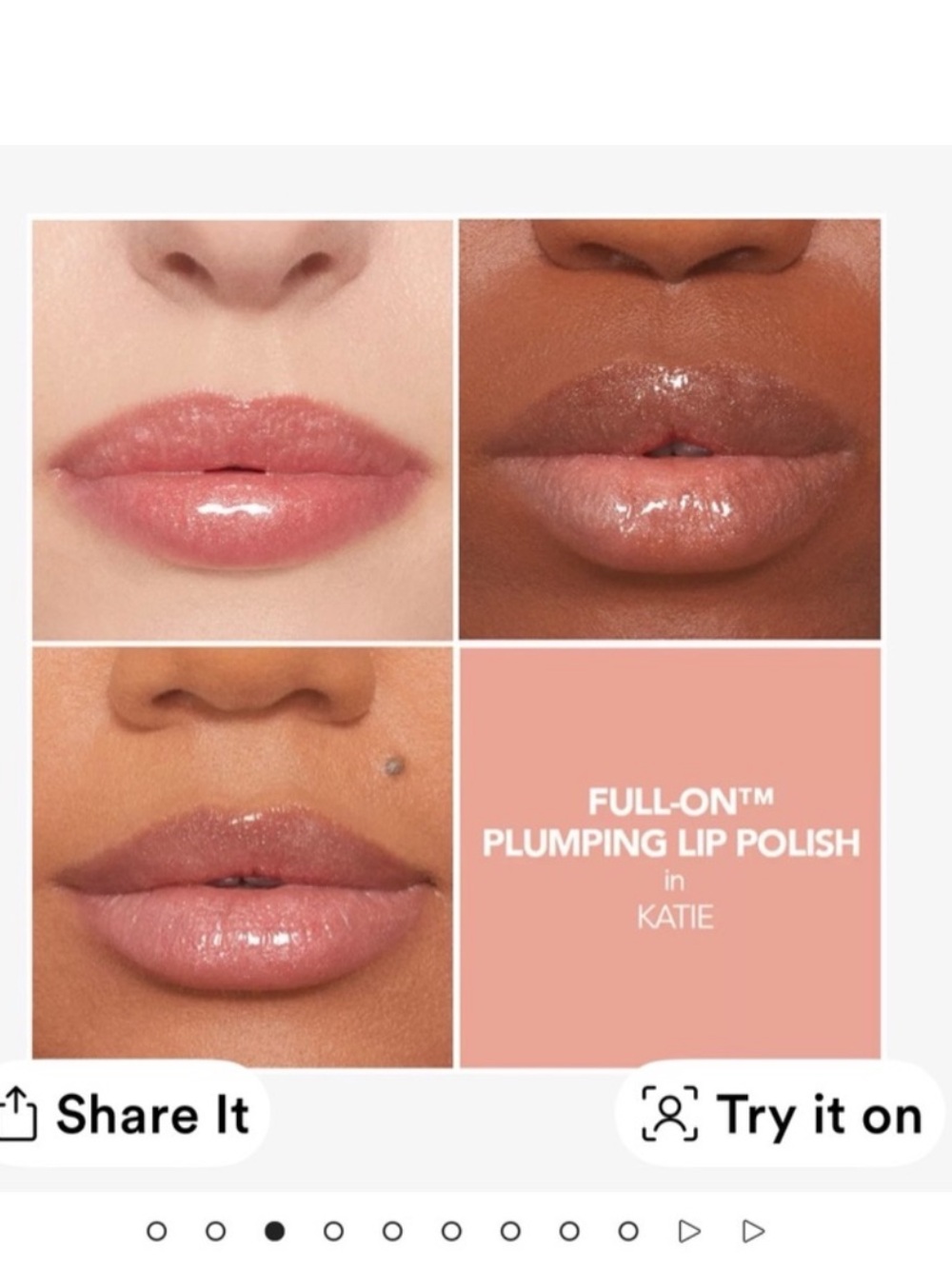 New! Buxom Plumping Lip Polish in Katie